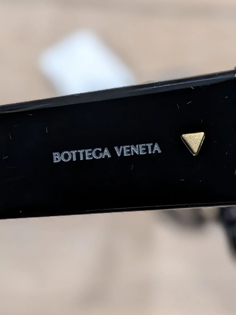 $570 Mens Authentic BOTTEGA VENETA 57mm Square Sunglasses Black/Gray
